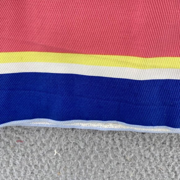 Talbots Skirt Womens 2 Petite Pink Multi Stripe Above The Knee Straight Stretch - Picture 5 of 11